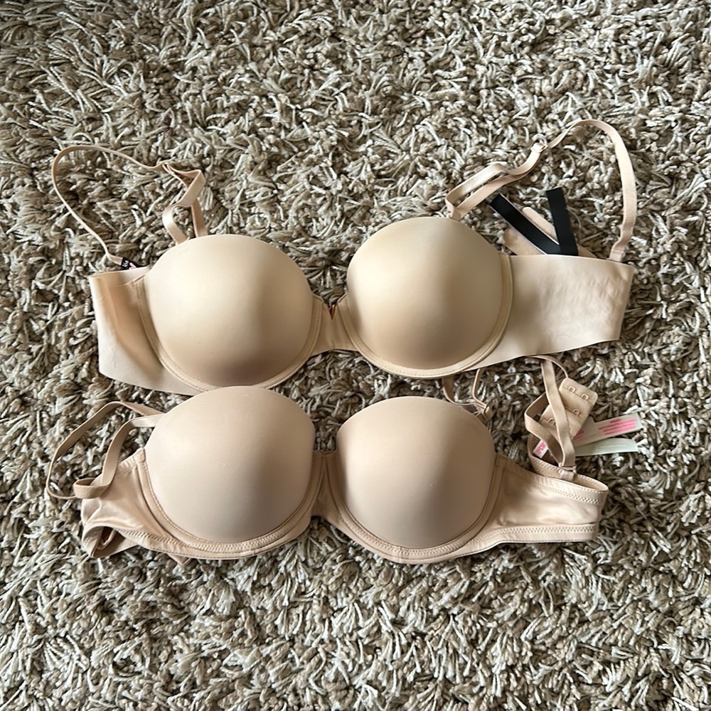NWT Victorias Secret/PINK Strapless Bras